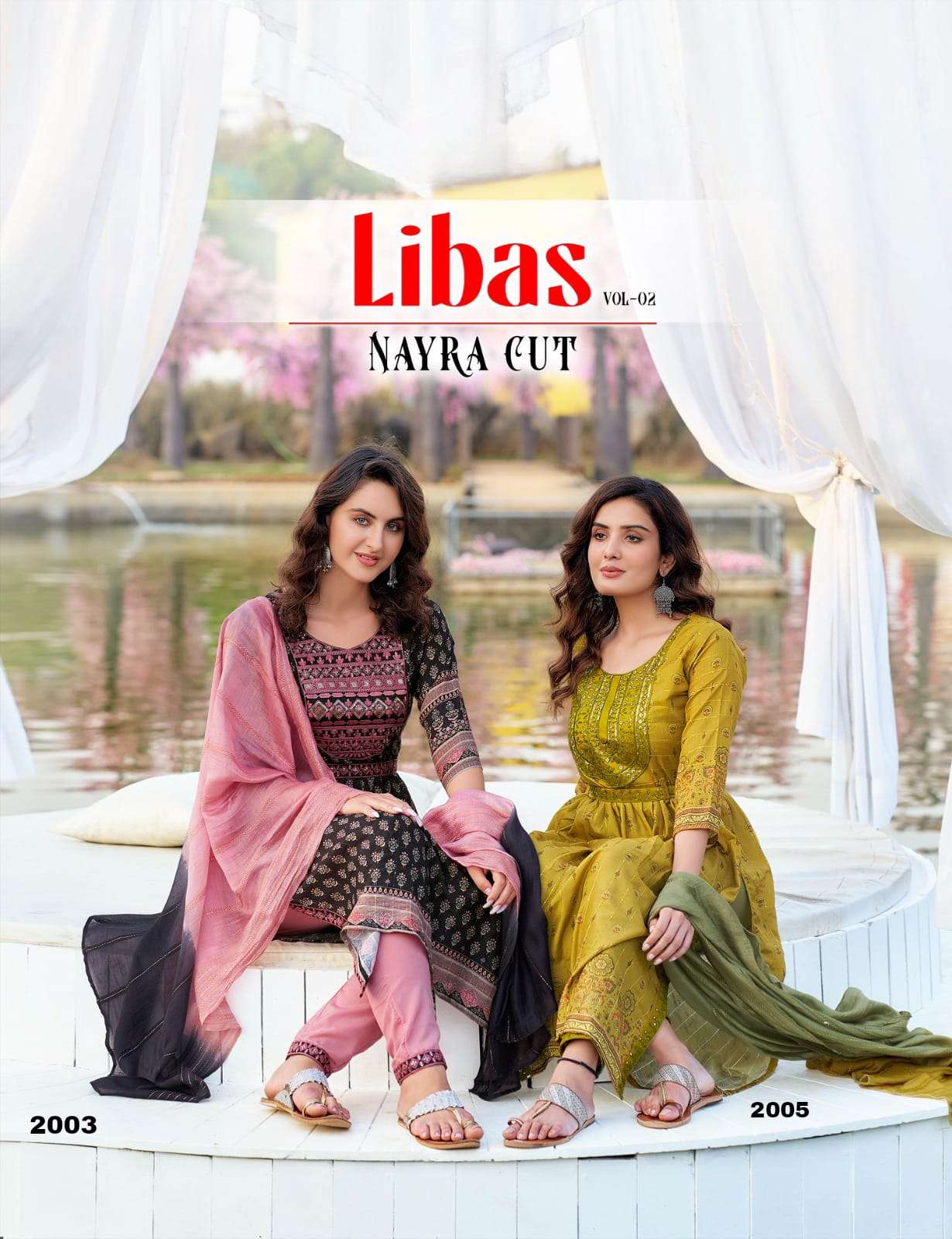 Libas vol 2 designer heavy muslin suit