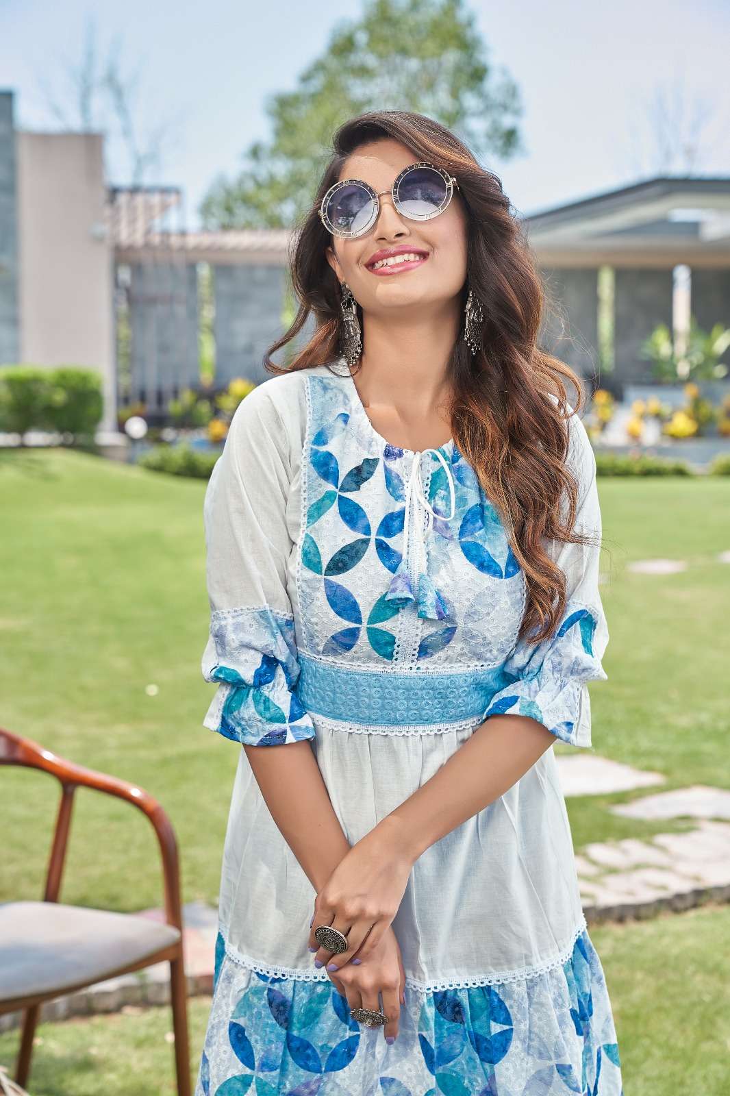 Look stylish in summer season Long Tunic catalogue 