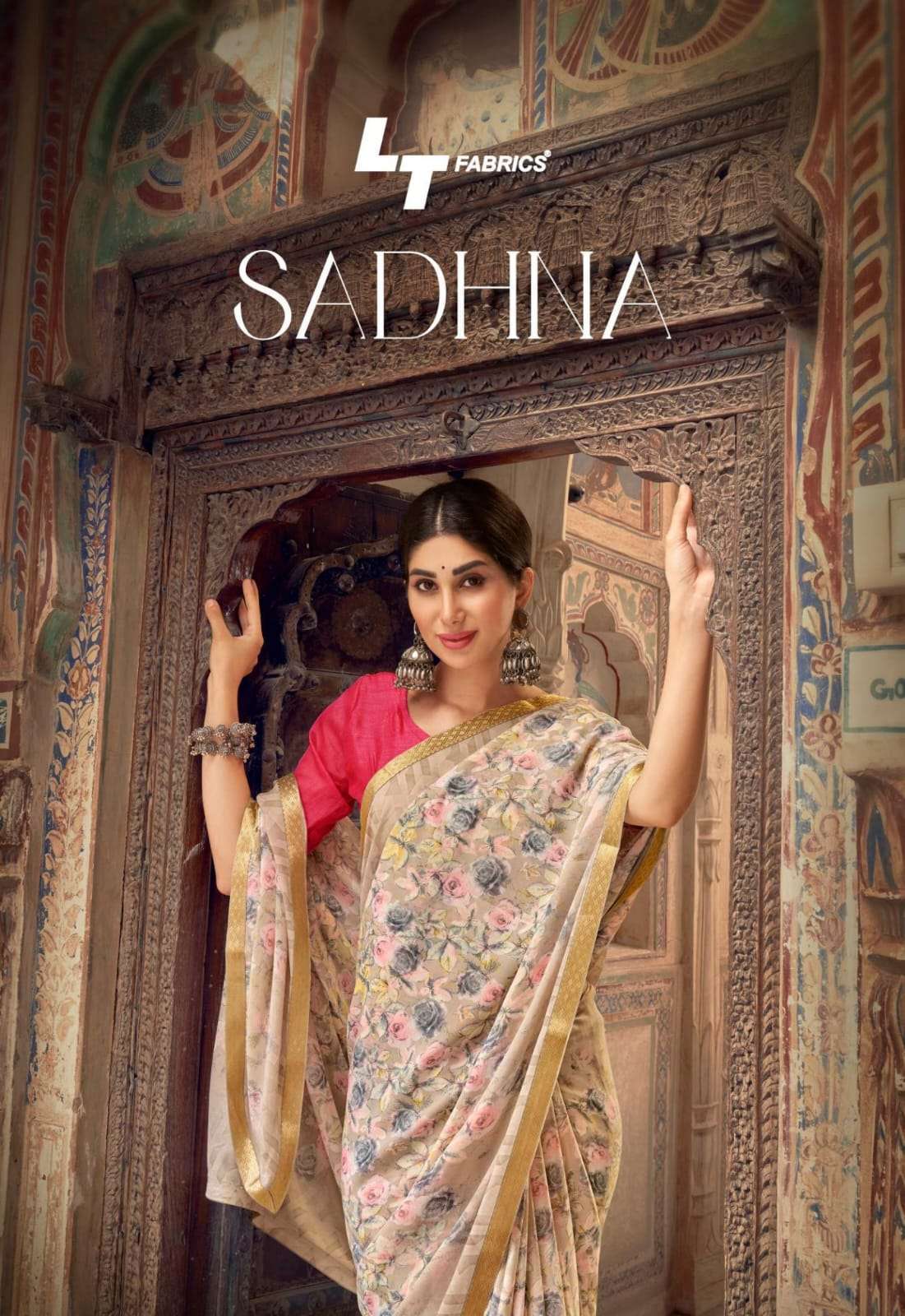 lt fashion sadhna series 75001-75010 micro saree