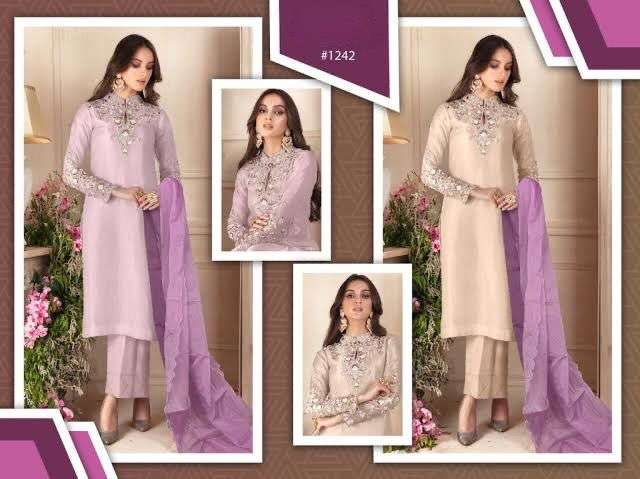 luxury pret 1242 designer faux georgette suit 