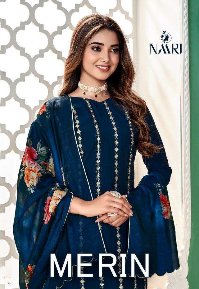 naari merin series 6701-6704 pure silk suit 