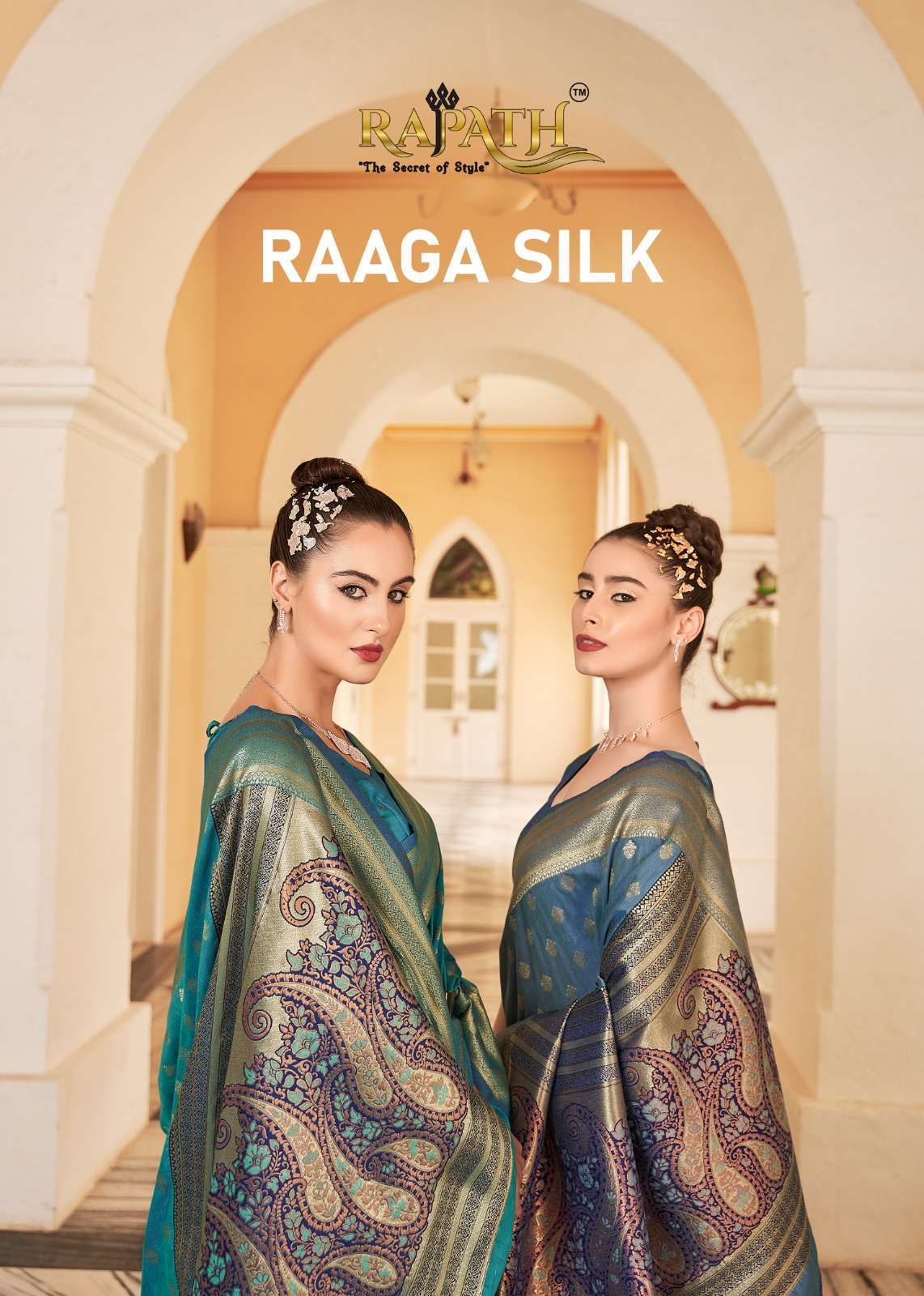 rajpath raaga silk series 129001-129006 banarasi cotton modal silk saree