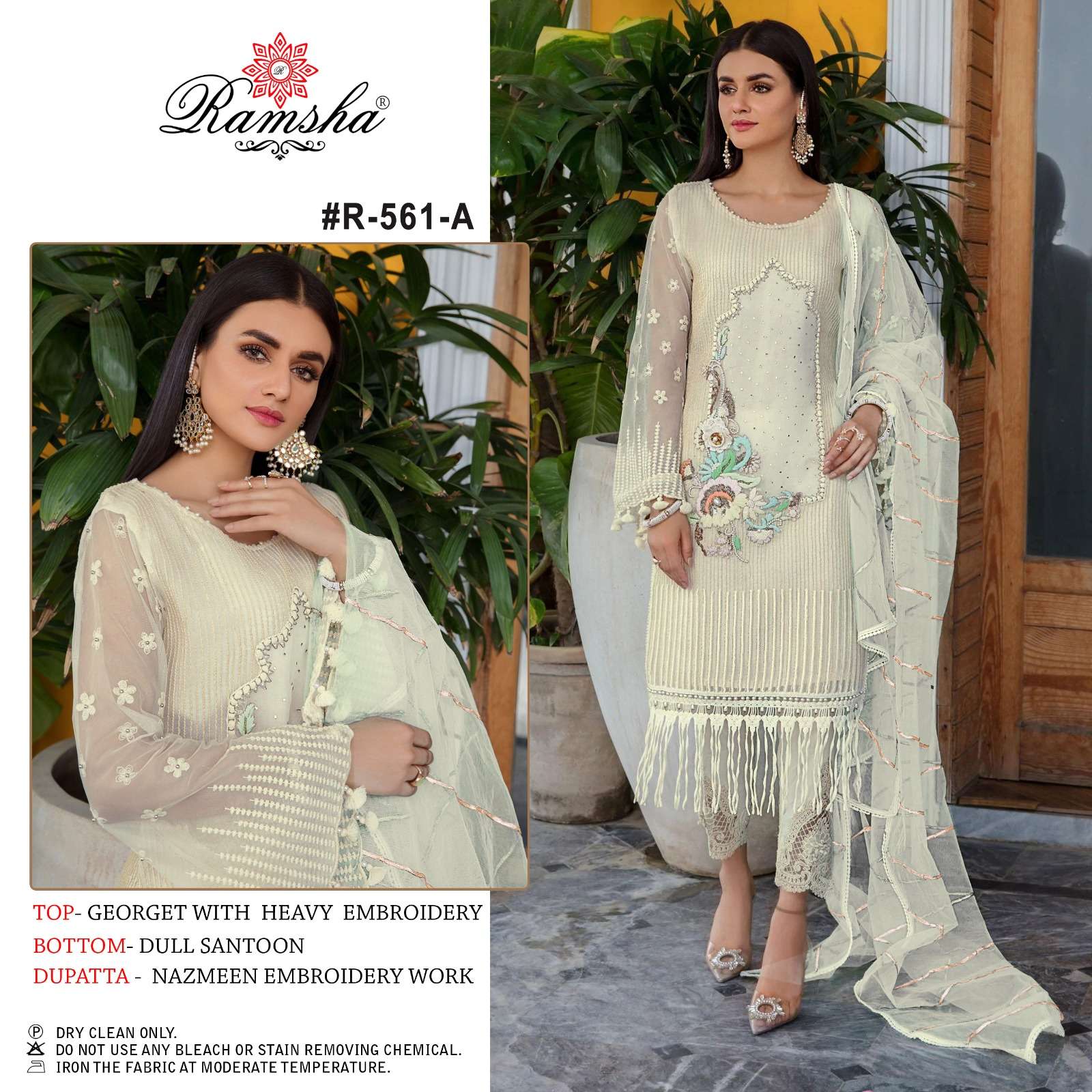 ramsha R-561 designer georgette suit 