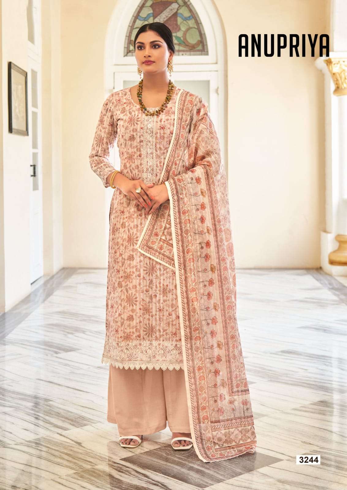 rang anupriya series 3241-3244 linen printed suit