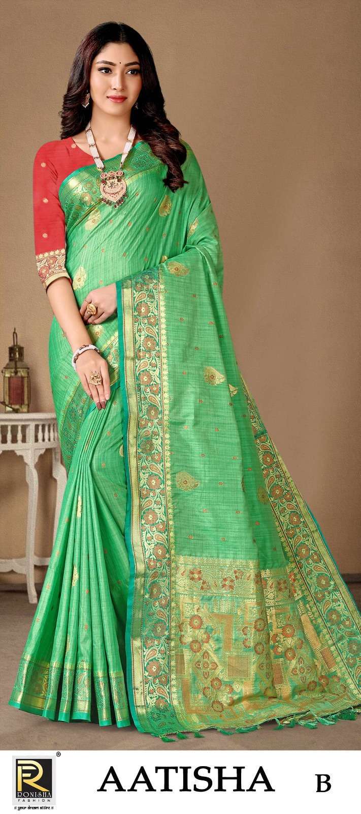 ranjna saree Aatisha banarasi silk saree