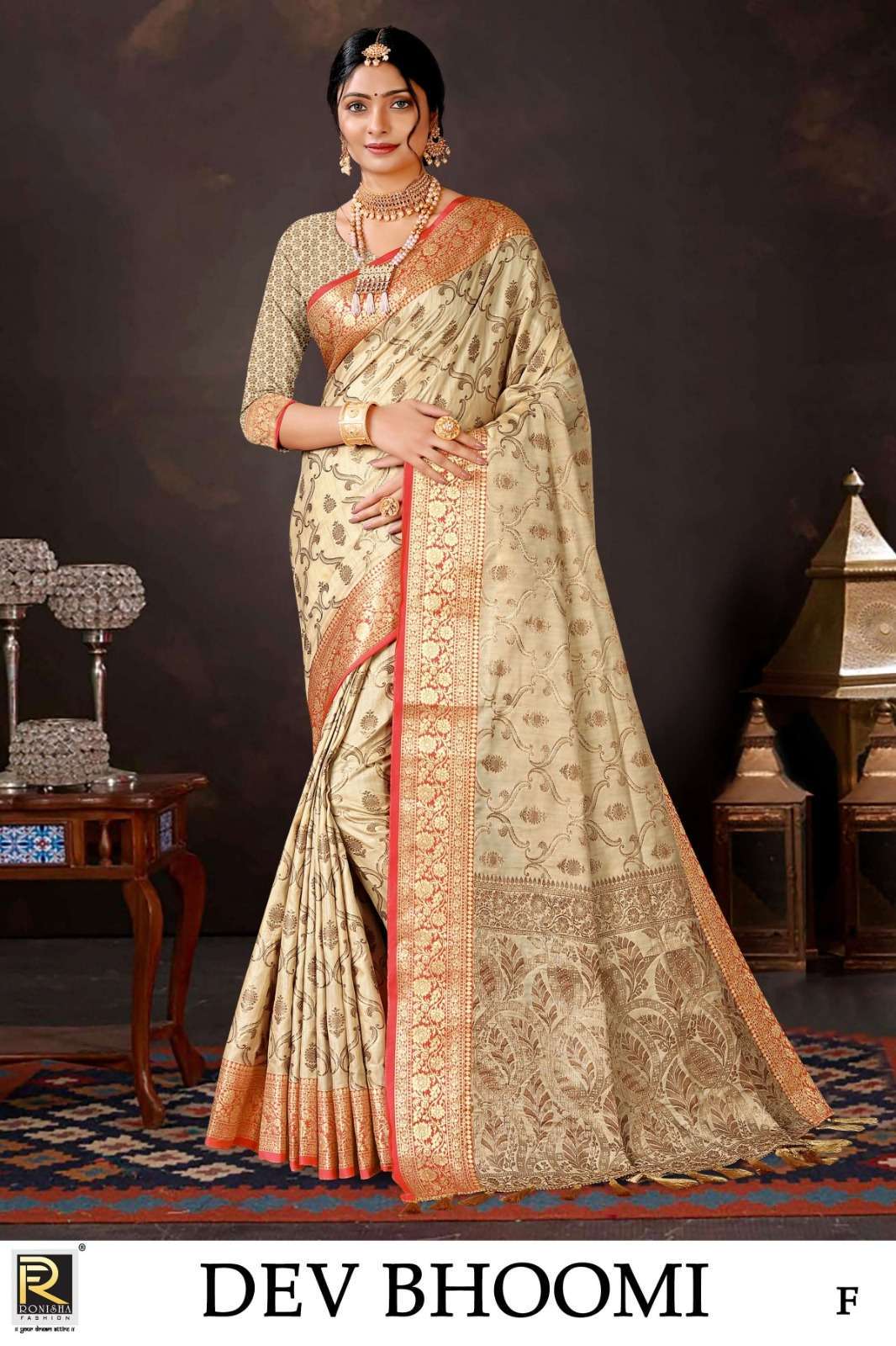 Ranjna saree Dev bhoomi banarasi silk saree