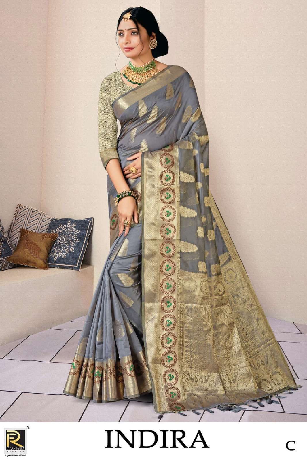 Ranjna saree Indira banarasi silk saree