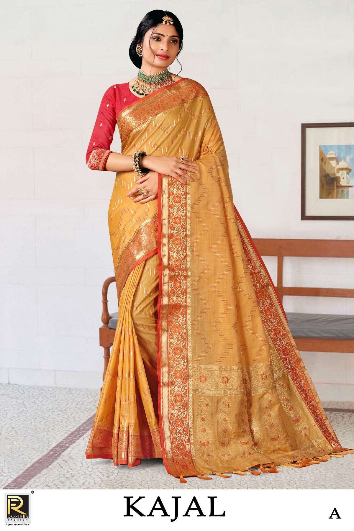 ranjna saree Kajal banarasi silk saree