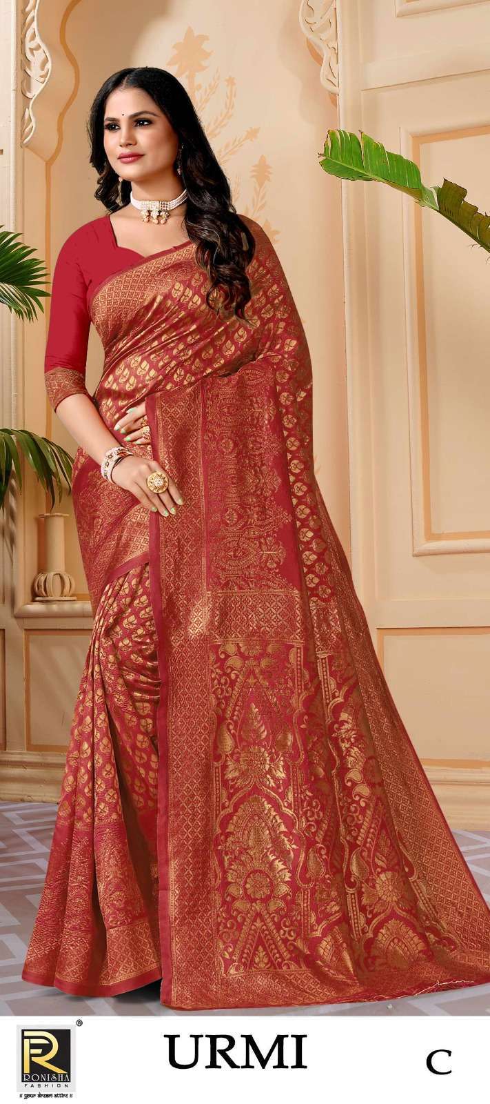 ranjna saree Urmi silk fancy rich look saree