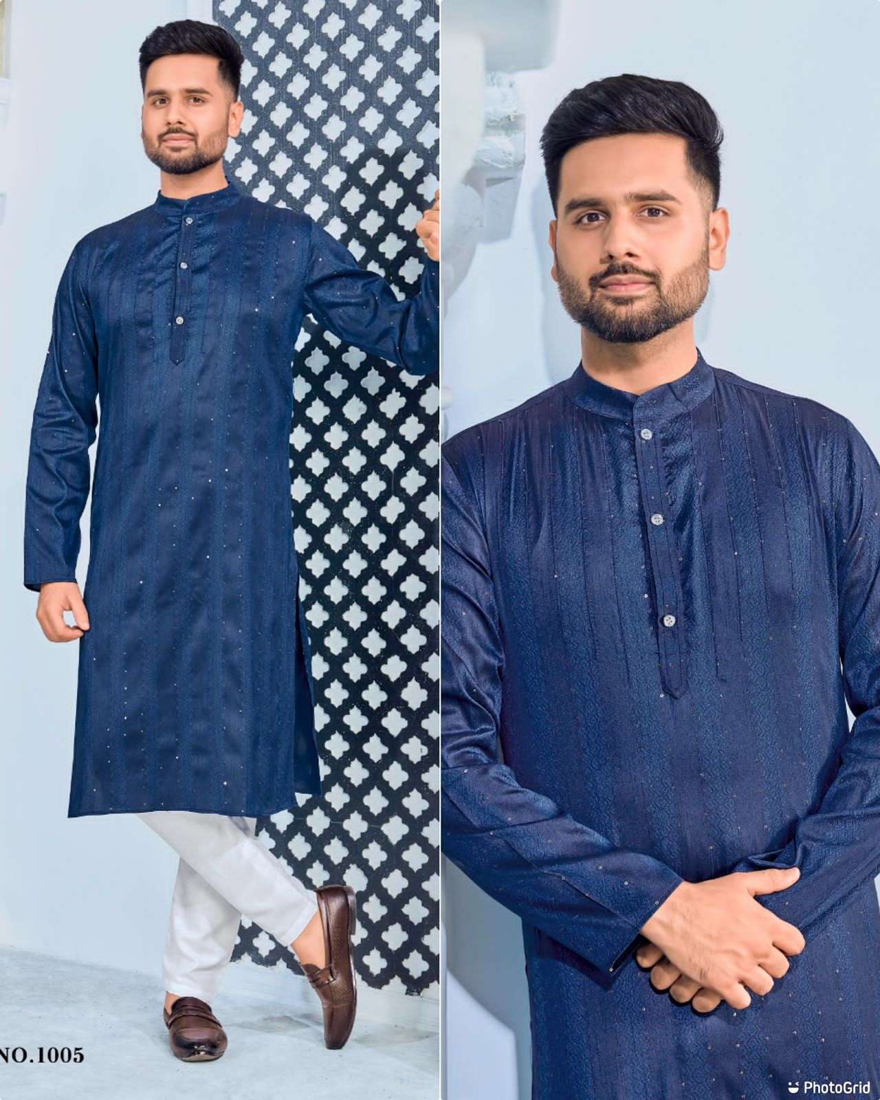 royal attitude designer heavy jacquard silk kurta pyajama