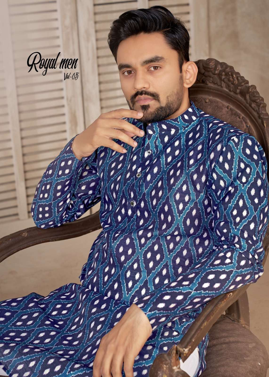 royal men vol 5 series 1001-1006 Heavy Banarasi silk kurta with Payjama