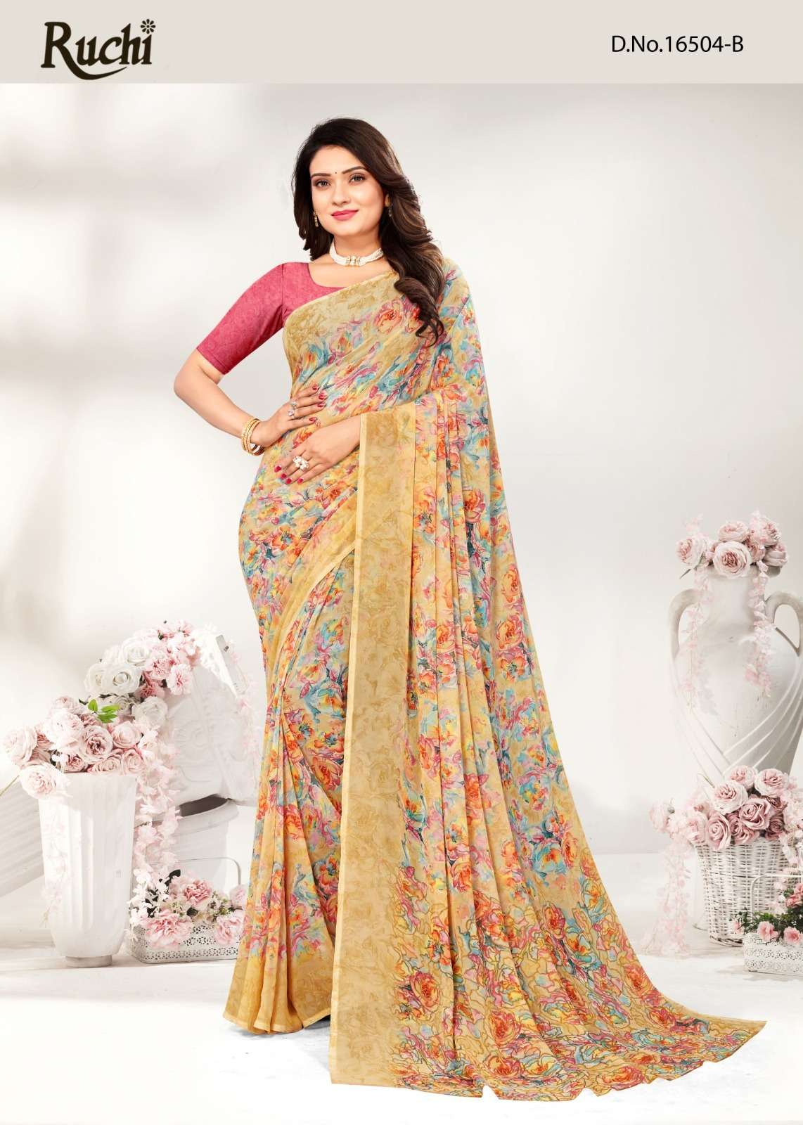 ruchi ragaa georgette vol 2 designer georgette saree 