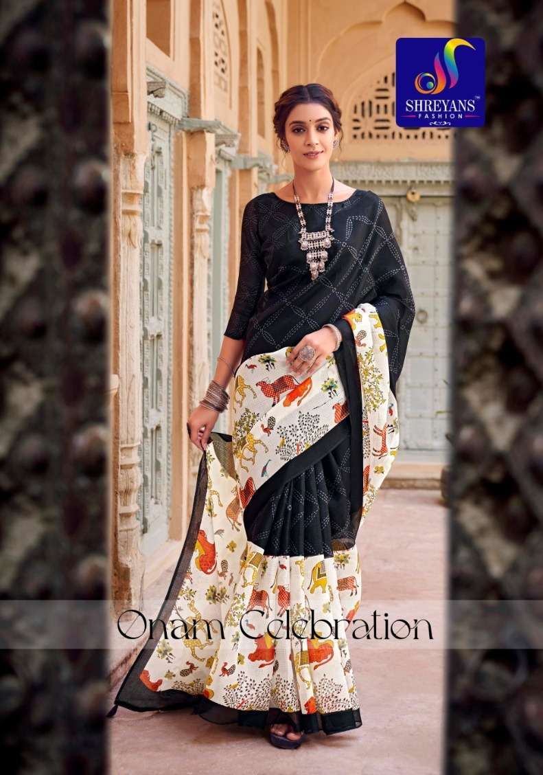 shreyans onam series 01-09 silk kota saree