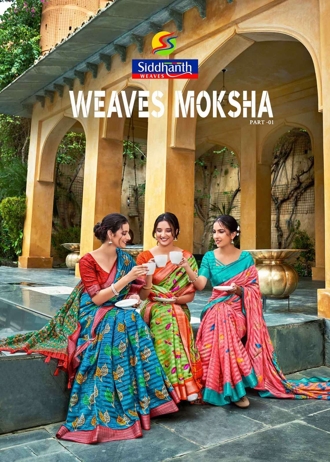 siddhanth weaves moksha vol 1 series 40001-40008 Cotton Base saree