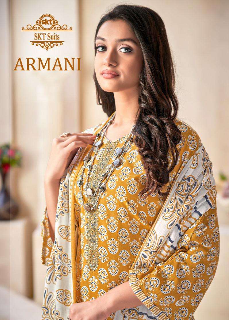 skt suits armani series 78001-78008 pure cotton suit 