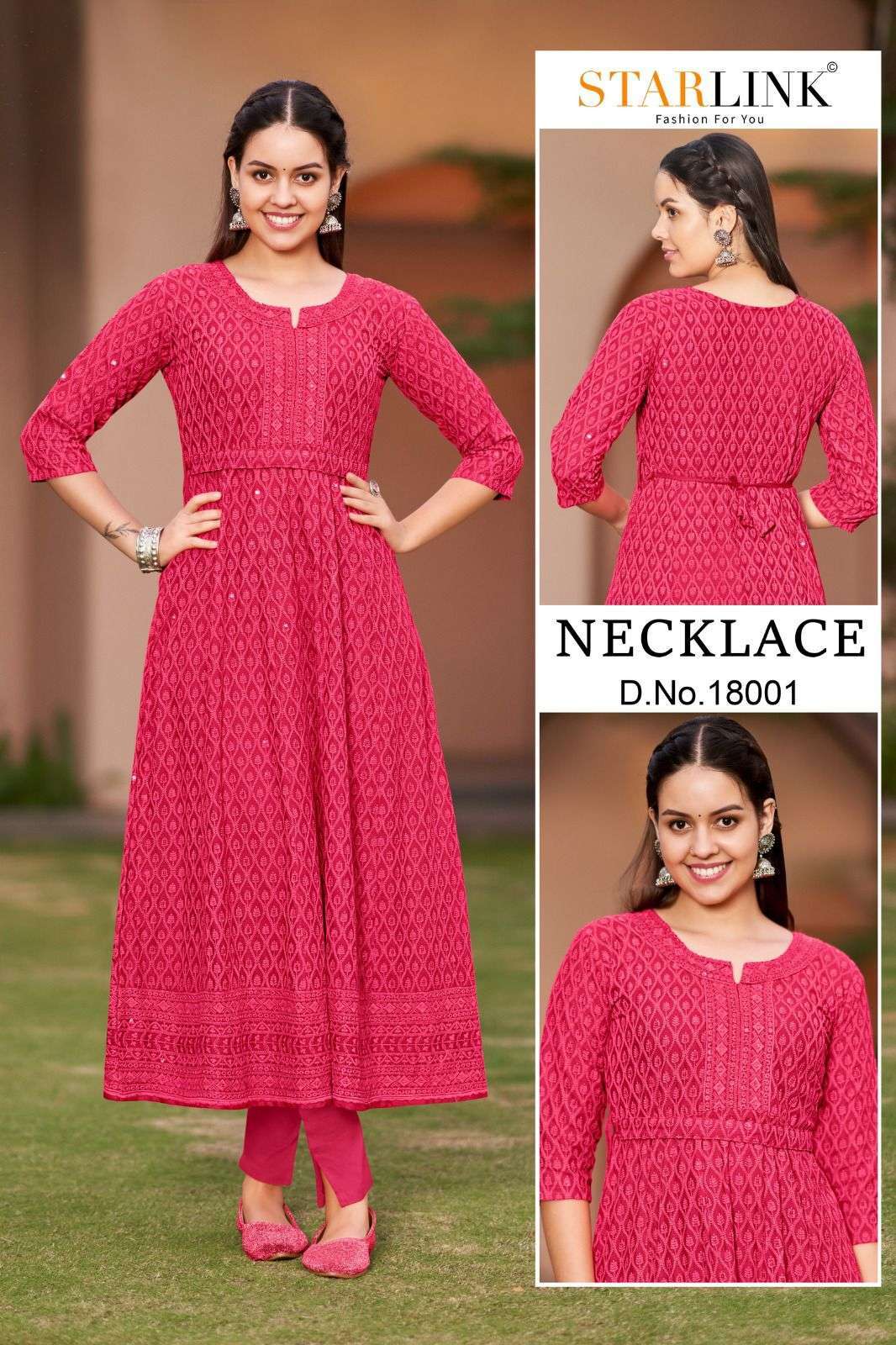 starlink necklace series 18001-18013 rayon kurti 