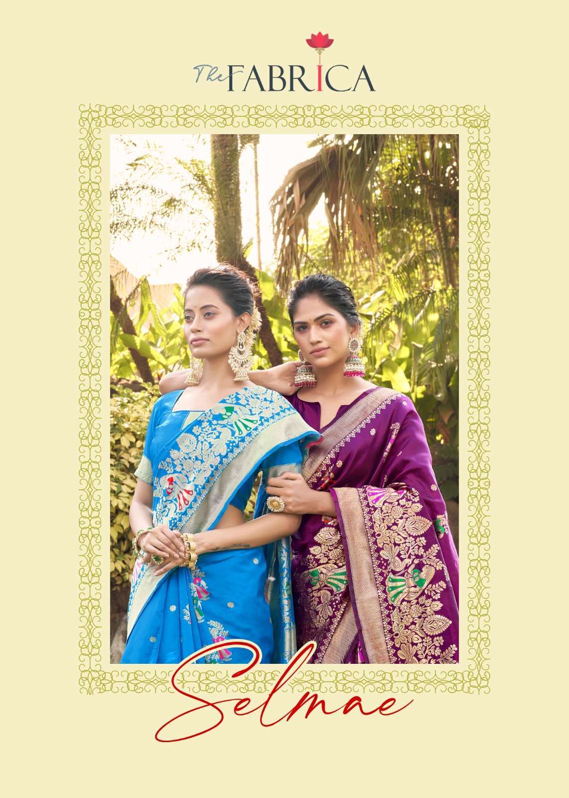 the fabrica selmae series 18001-18006 soft silk saree