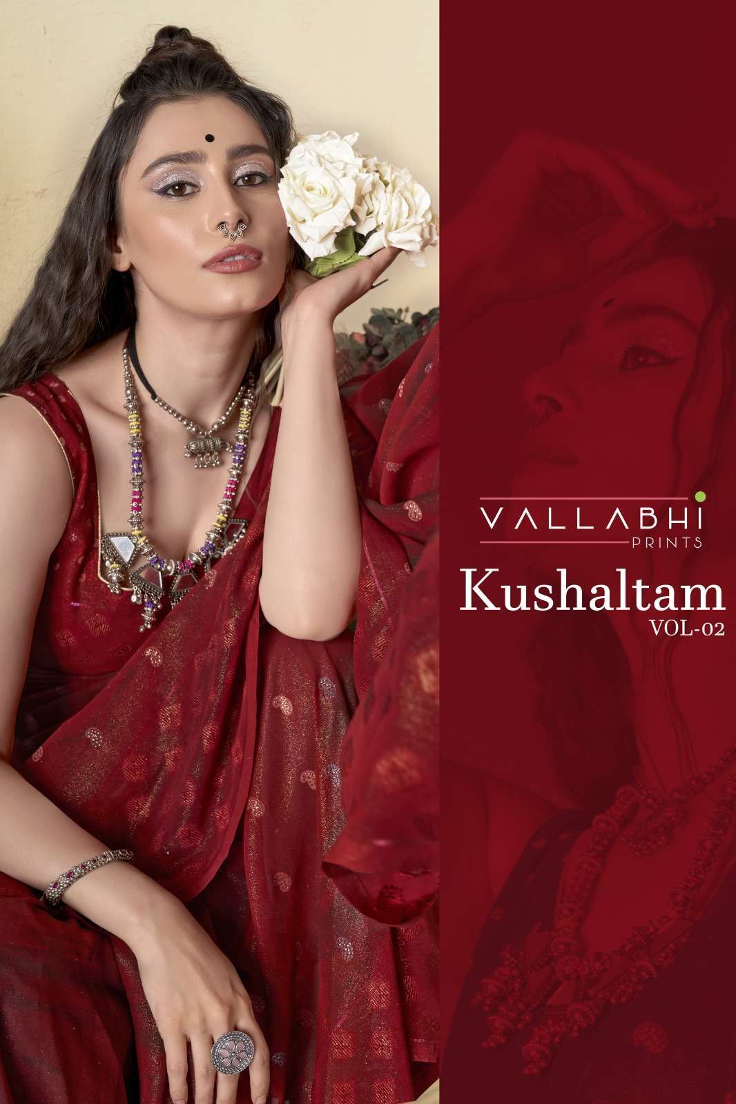 vallabhi kushaltam vol 2 series 18981-18988 Georgette saree