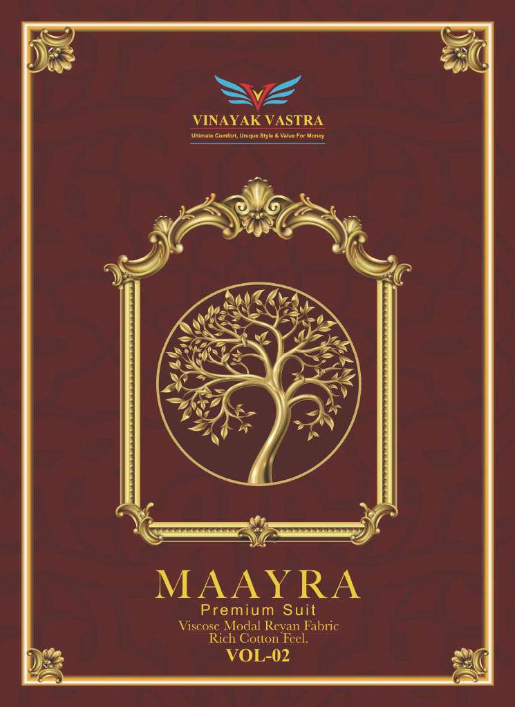 Vinayak Maayra vol-2 series 5019-5036 Pure Cotton suit