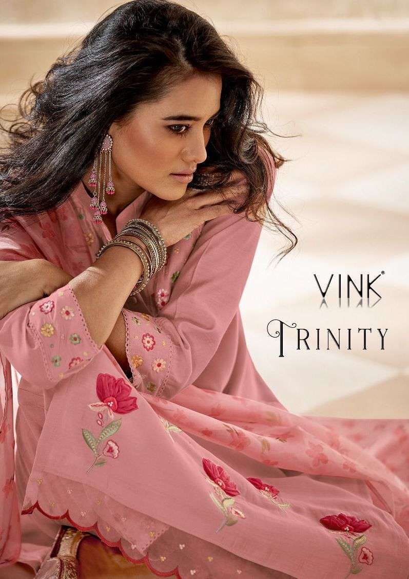 vink trinity series 1761-1766 pure viscose readymade suit