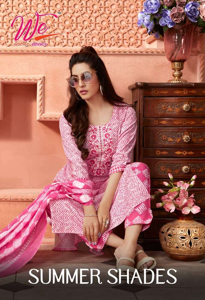 we summer shades  series 2201-2206 pure cotton suit 