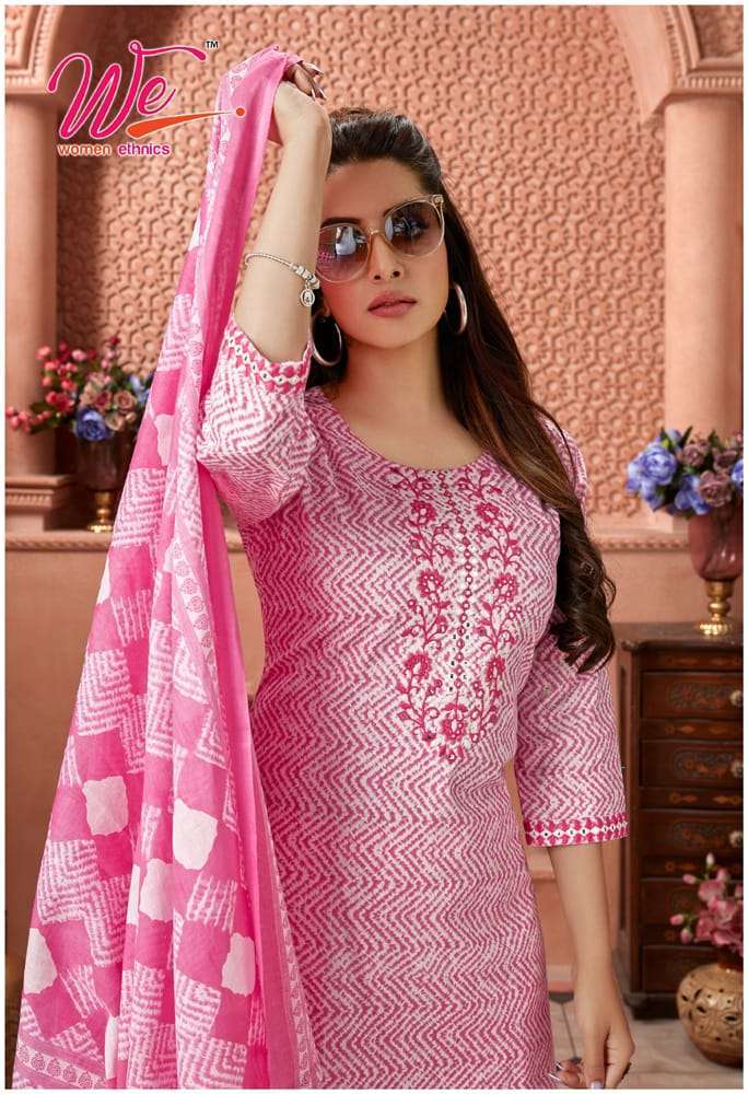 we women summer shades series 2201-2206 Pure Cotton suit