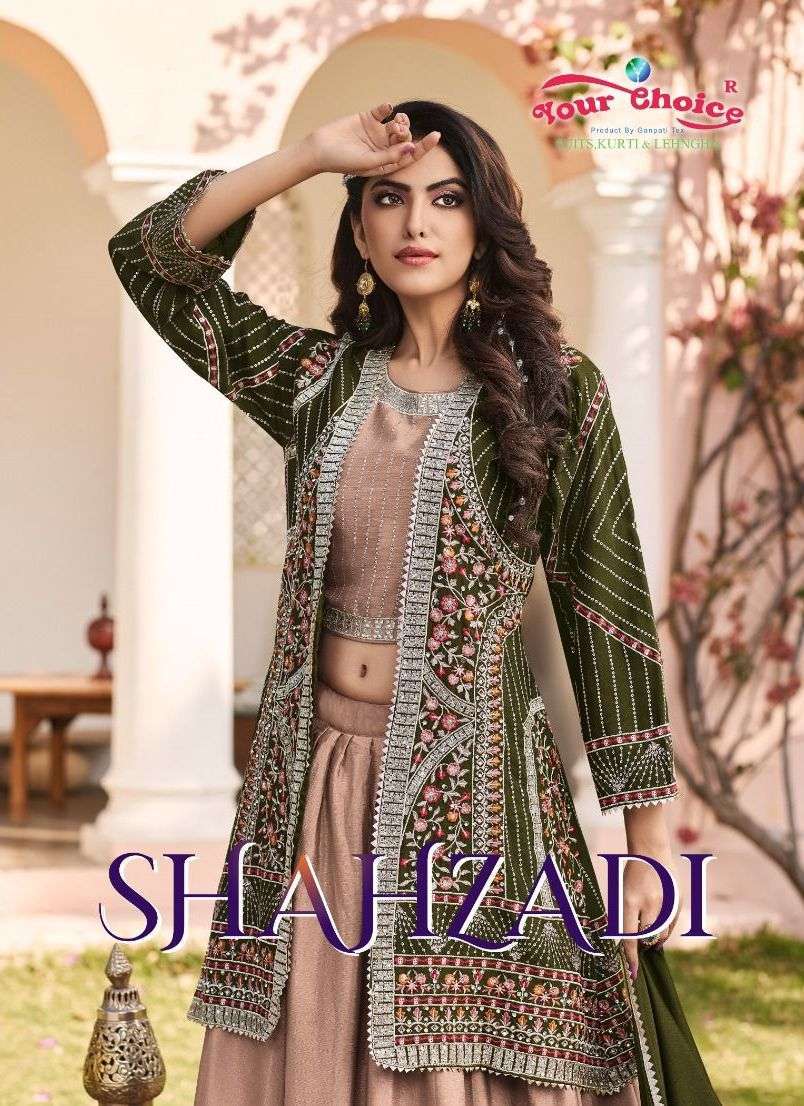 your choice shahzadi series 1001-1005 heavy chinon kurti