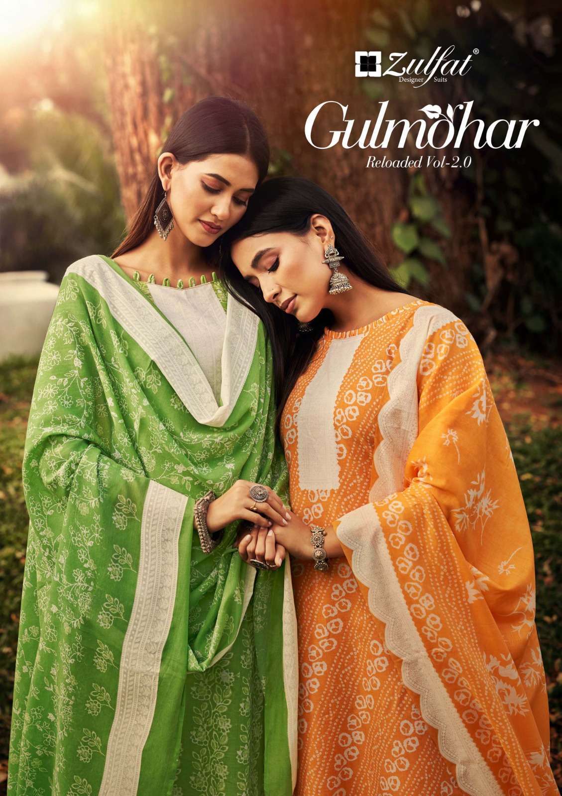 zulfat gulmohar reloaded vol 2 series 493001-493010 pure cotton suit 