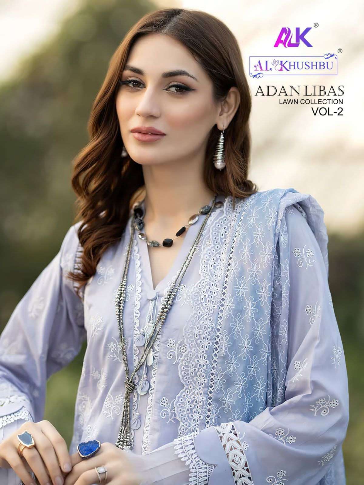 al khushbu adan libas vol 2 series 4087-4091 pure cambric cotton suit 