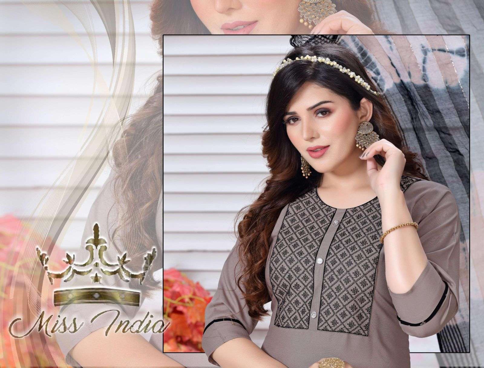 beauty queen miss india 9001-9006 14 Kg Heavy Rayon suit