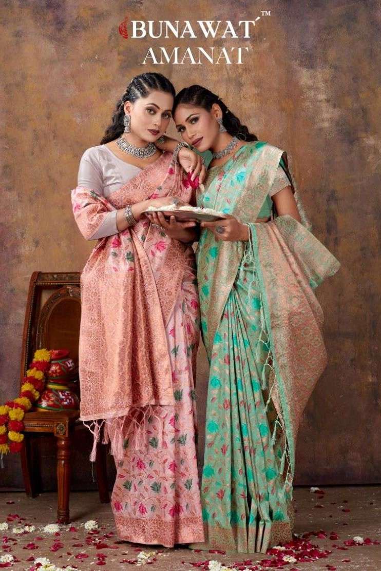 bunawat amanat series 10140-10145 Banarasi Silk saree