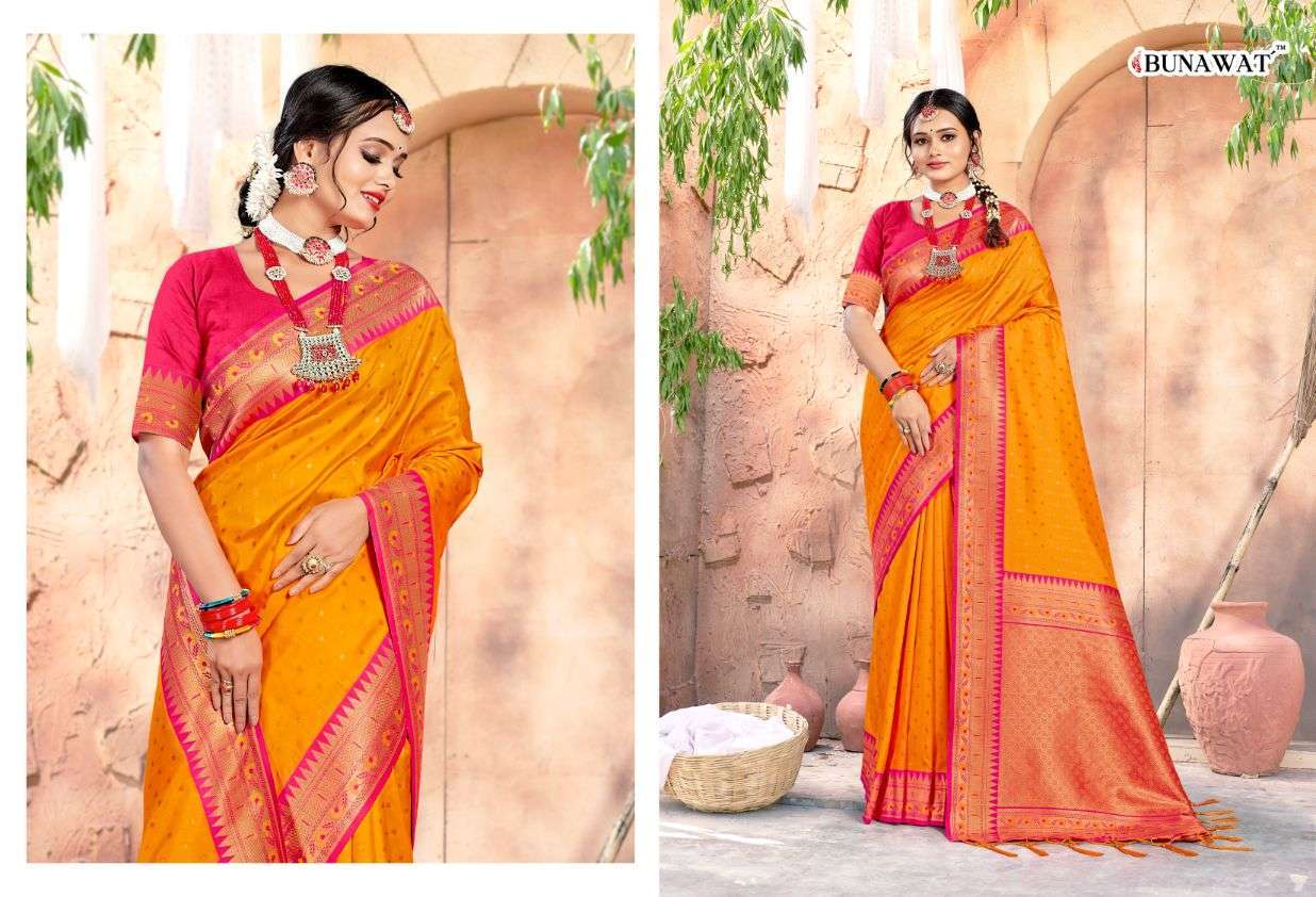 bunawat sruti series 1001-1006 Banarasi Silk saree