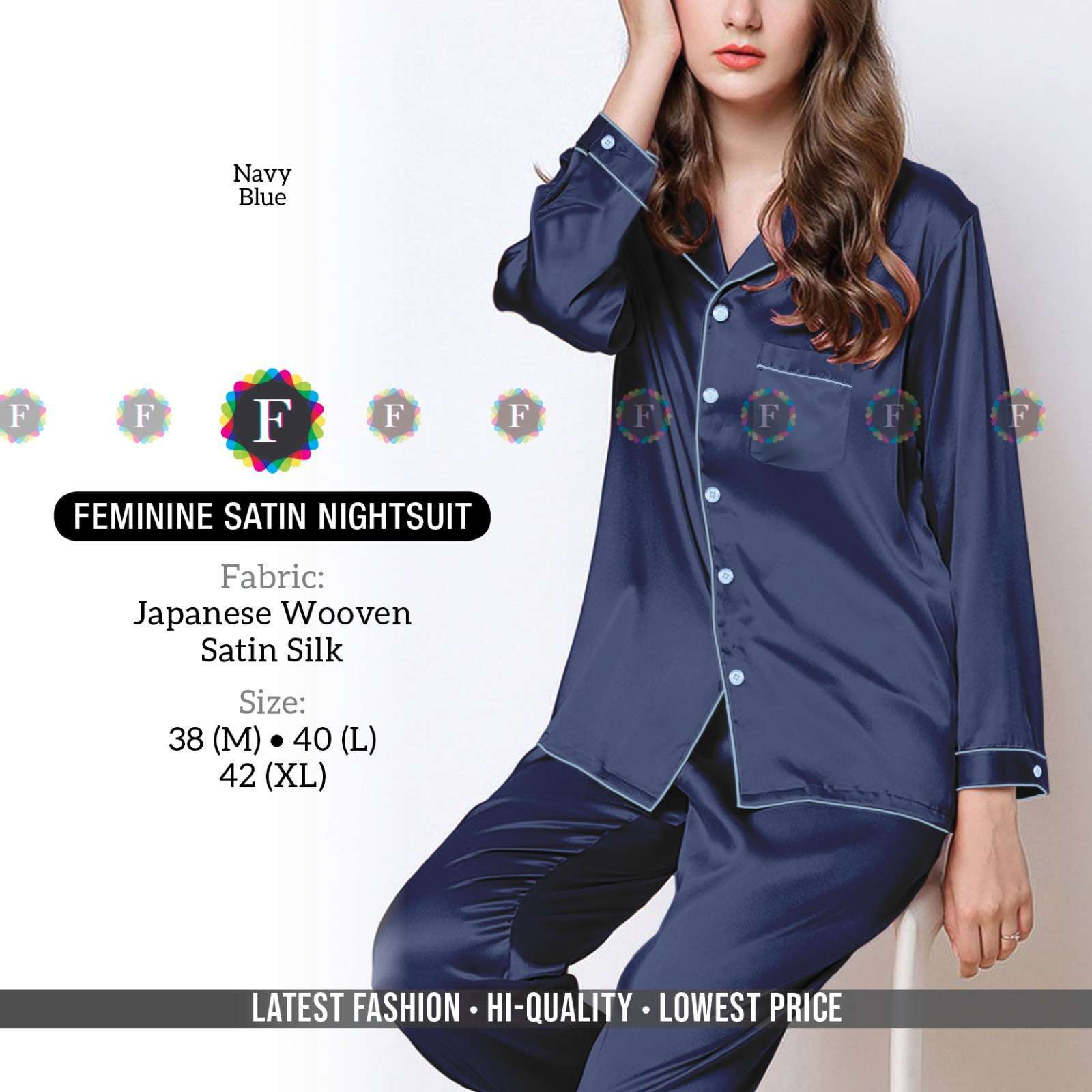 feminine satin nightsuit japanese soft satin silk night suits