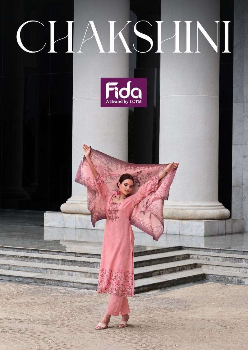 fida chakshini series 1001-1006 cotton linen suit 