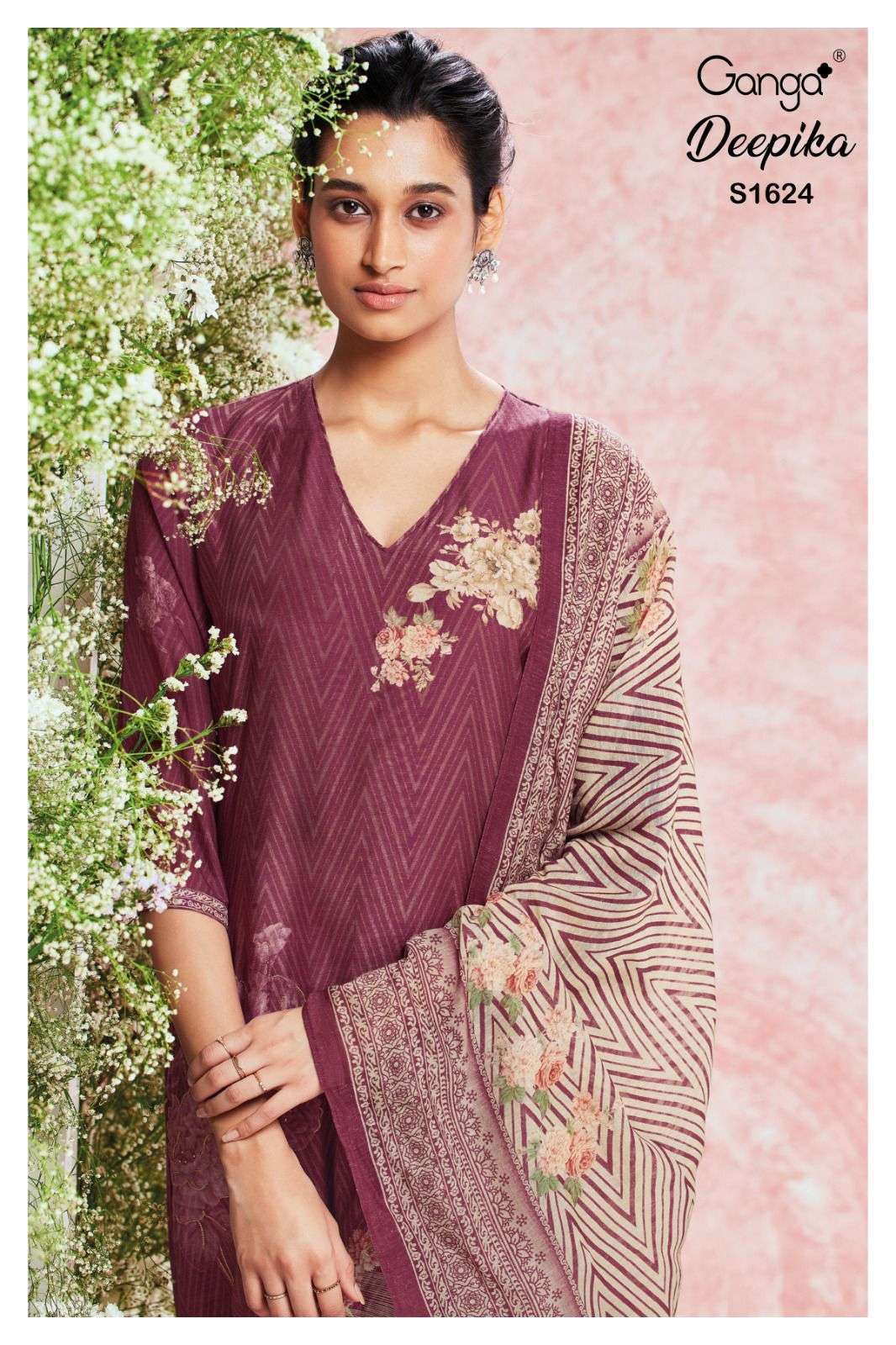 ganga deepika 1624 premium bemberg silk suit 