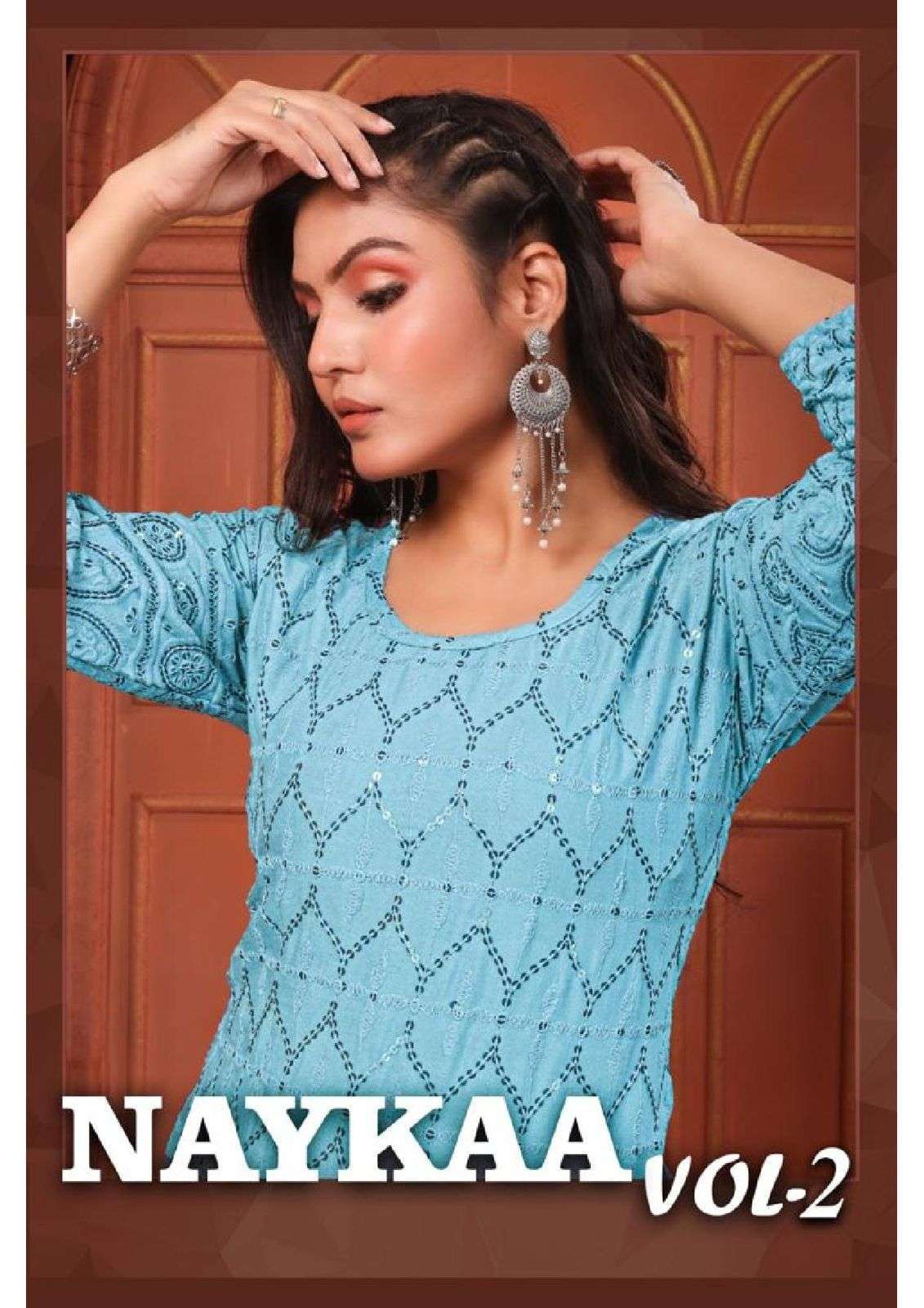 golden naykaa vol 2 series 1001-1010 heavy rayon kurti 