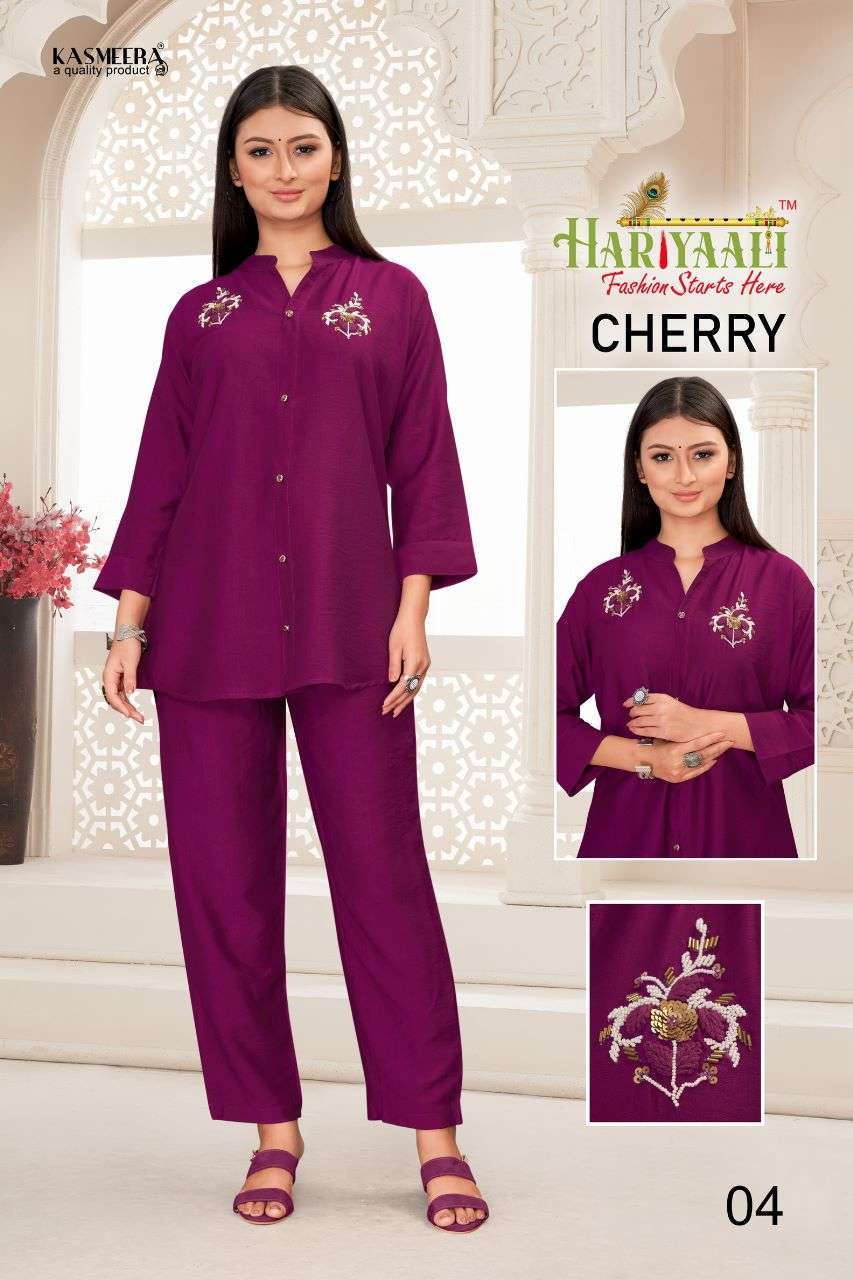 hariyaali cherry series 01-06 Vetican silk top bottom 
