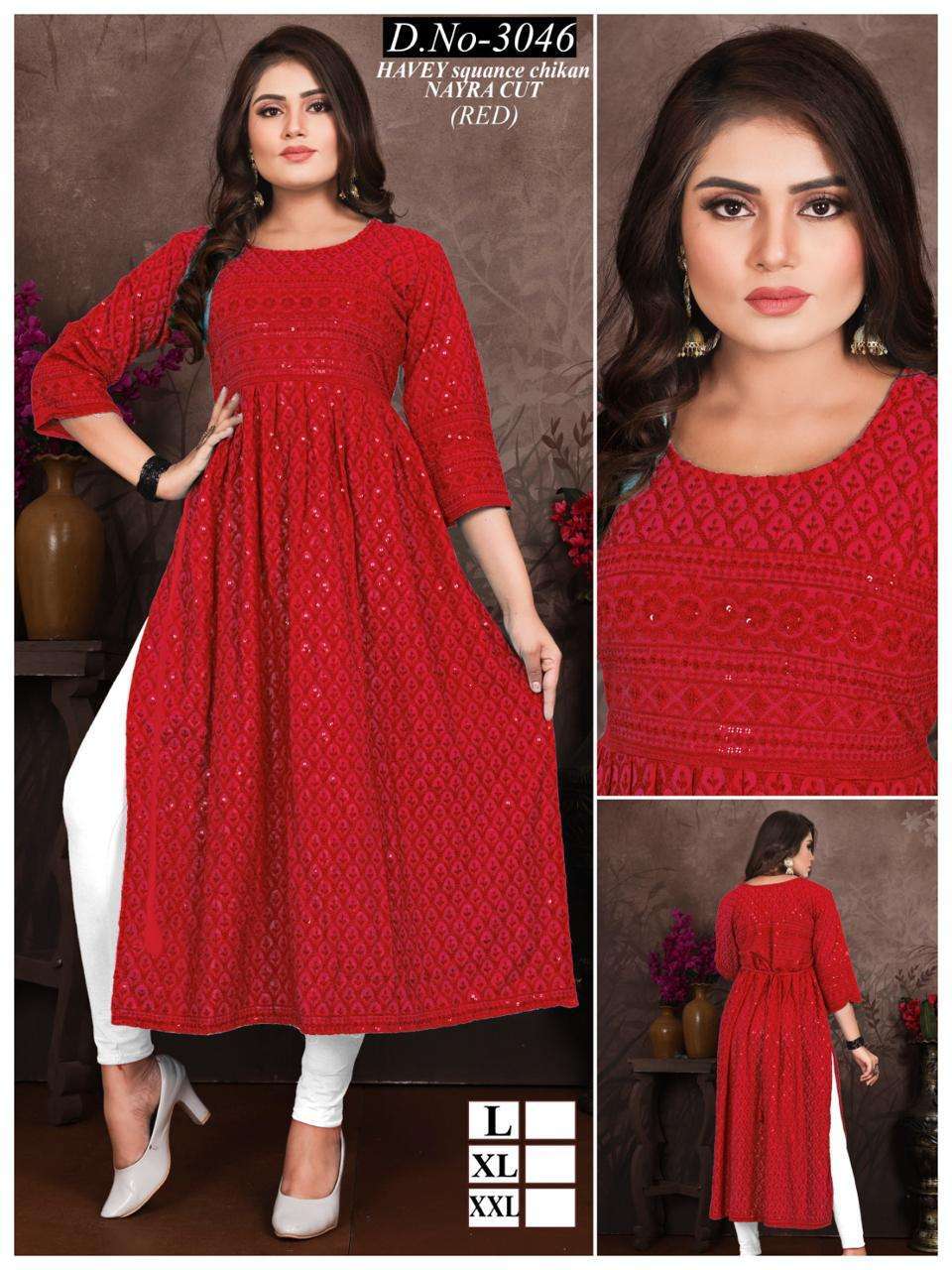 18 Attitude – Forever Kurtis – Design Series: FK 201, FK 202, FK 203, FK  204, FK 205, FK 206, FK 207 – Branded Straight Cut Kurtis in Singles and  Full Catalog –