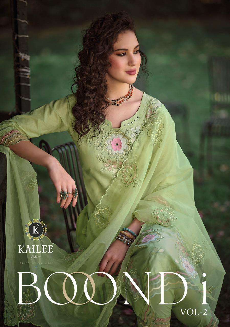 kailee boondi vol 2 series 40601-40606 pure cotton suit 
