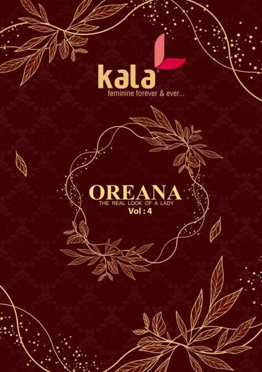 Kala Oreana Vol-4 series 4601-4612 pure cotton suit 