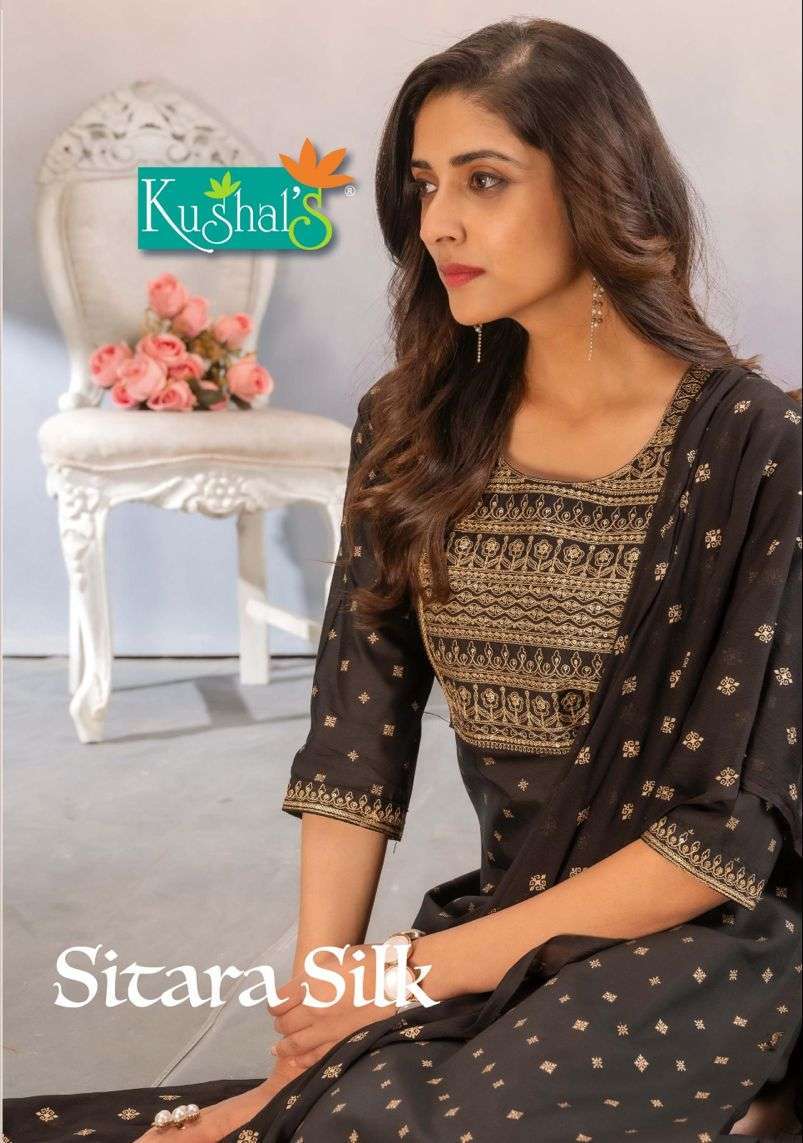 kushal sitara silk series 22501-22509 heavy fancy fabric suit 