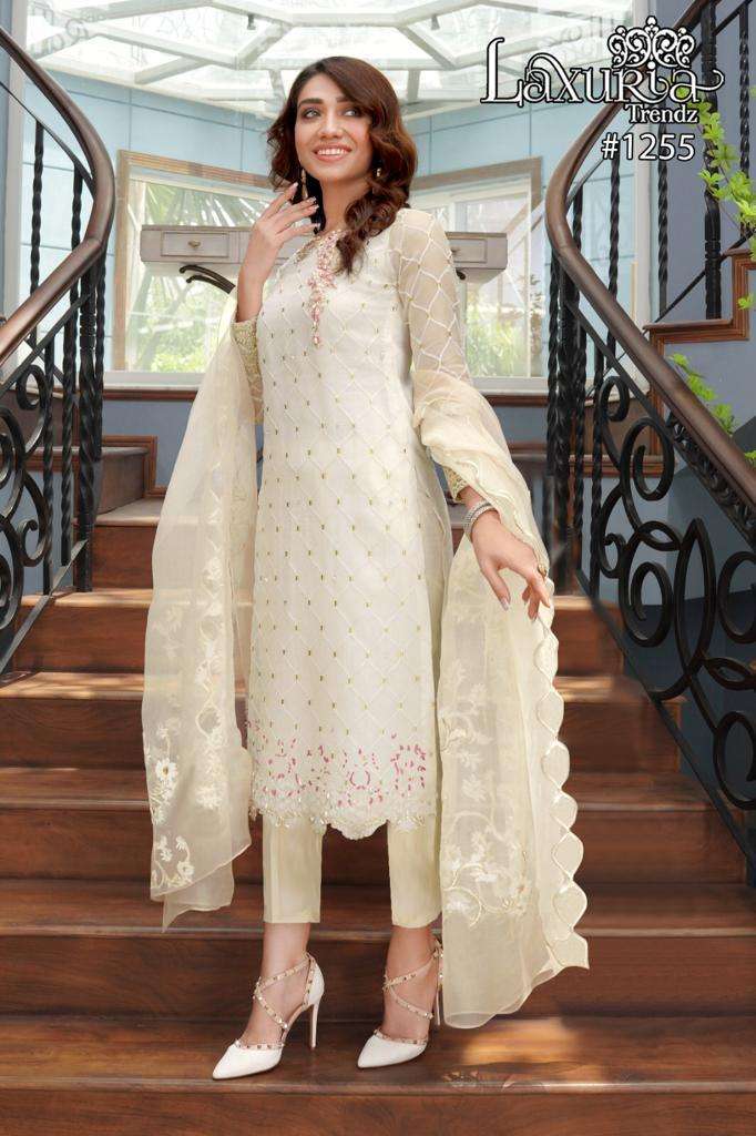 laxuria 1255 Faux Georgette readymade suit 
