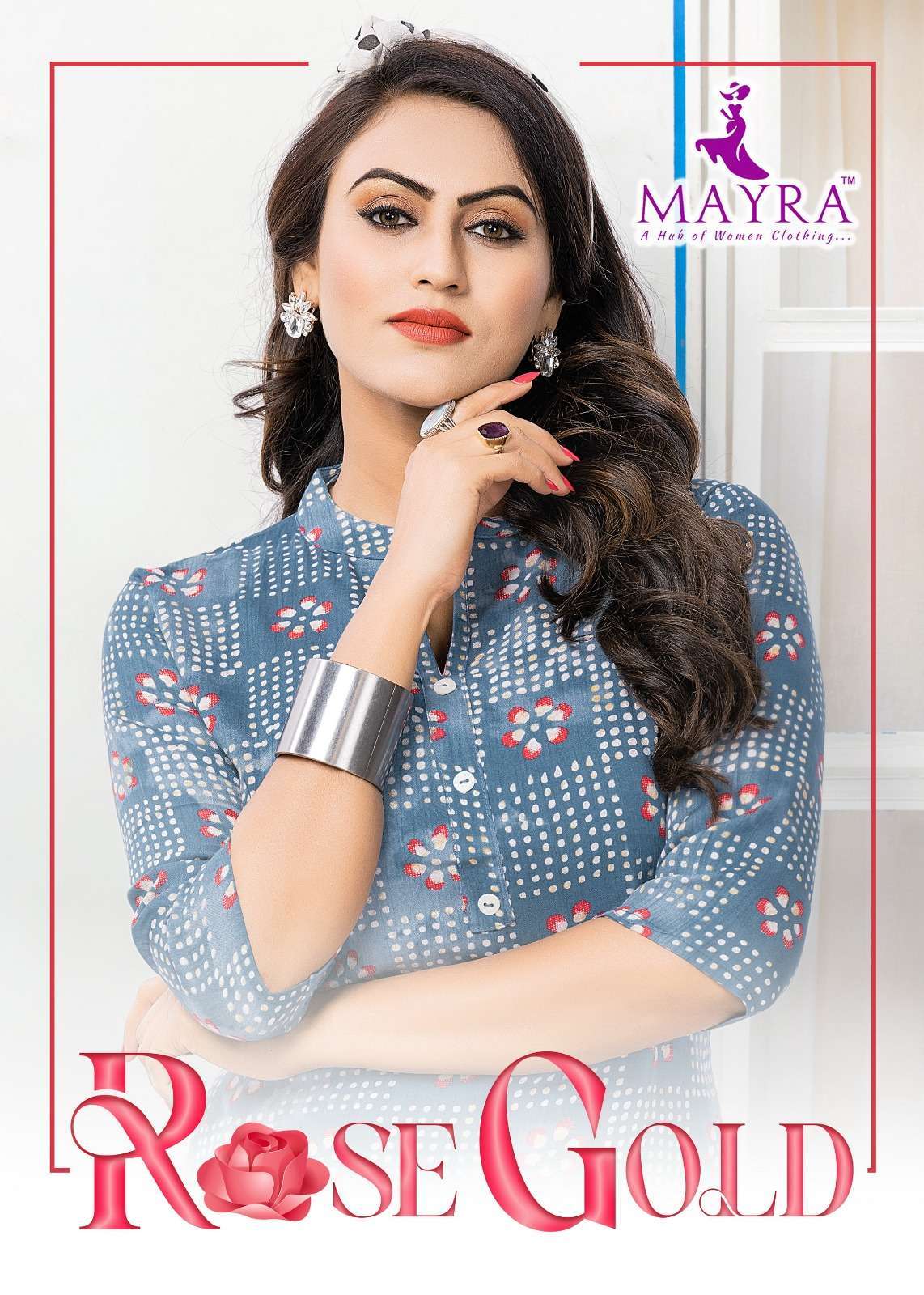 mayra rose gold series 80171-80176 Pure 60*60 cambric cotton kurti