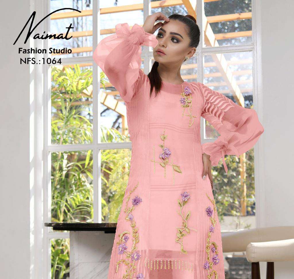 naimat nfs 1064 Pure georgettte readymade suit 