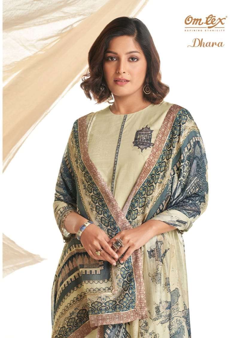 omtex dhara series 1951 lawn cotton digital print suit 