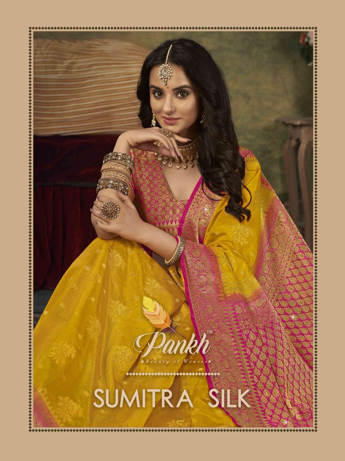 pankh sumitra silk 4901-4910 Dola Silk rich Pallu saree
