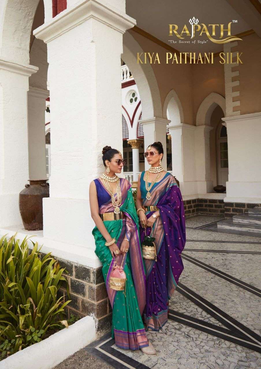 rajpath kiya paithani silk series 10001-10008 Soft Silk saree