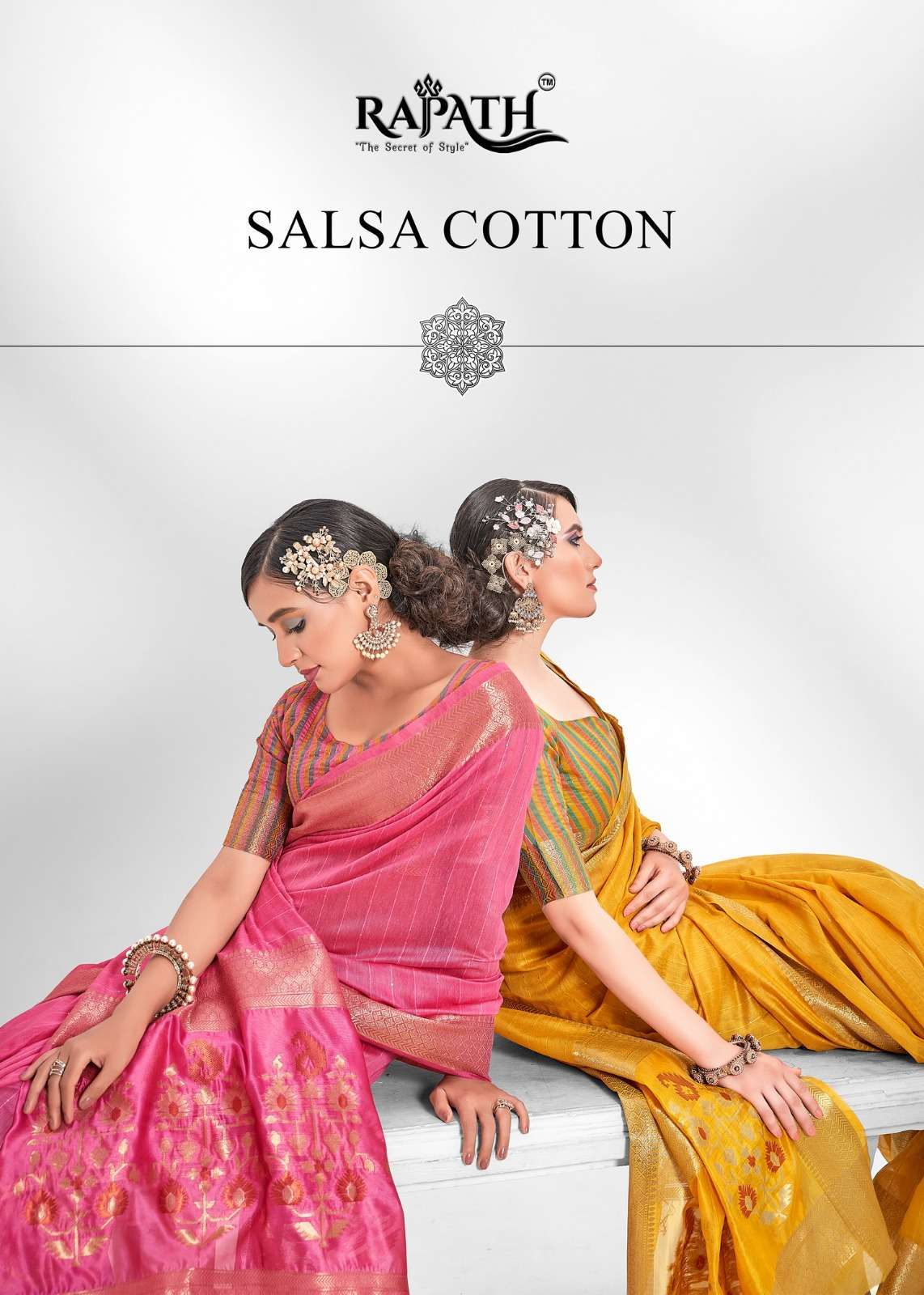 rajpath salsa cotton series 137001-137006 Krystal cotton saree