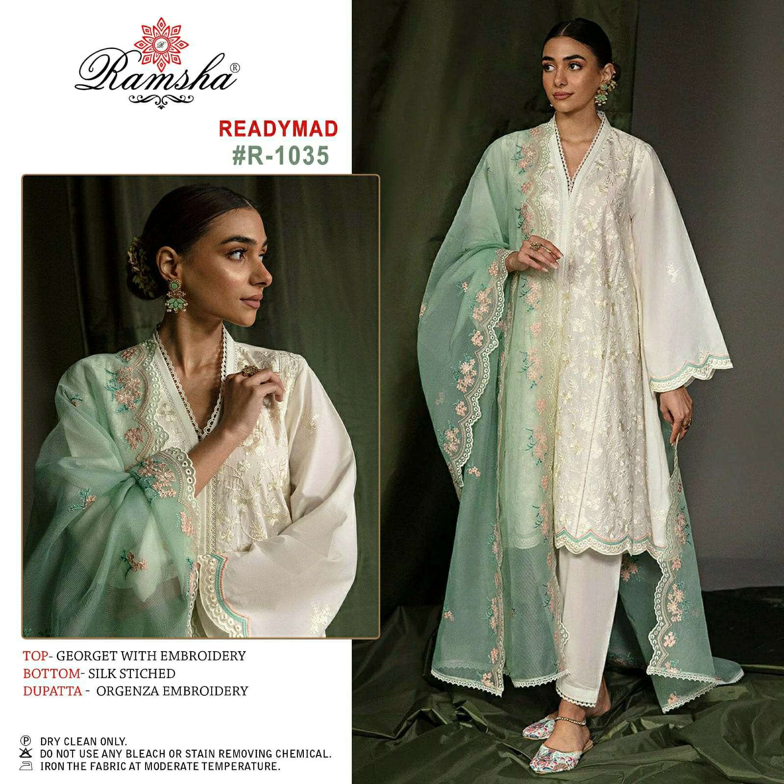 Ramsha R-1035 designer georgette suit 