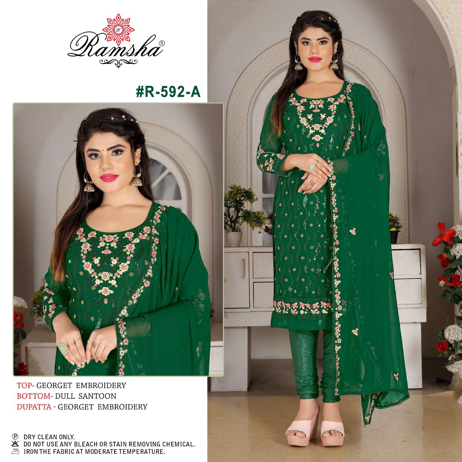 ramsha R-592 nx designer georgette suit 